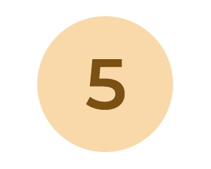 Circle with number 5