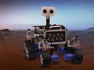 Image of the Mars outreach rover, ROV-E