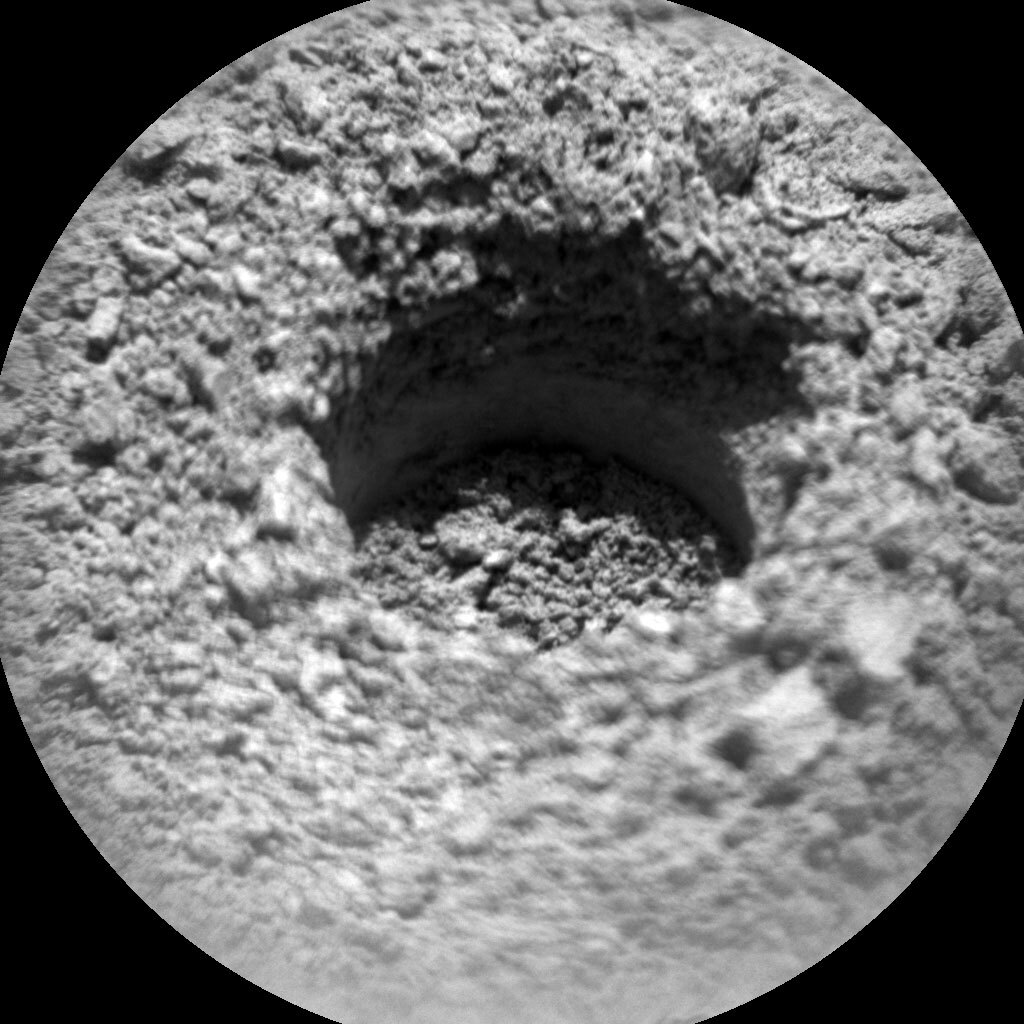 ChemCam RMI of the Mineral King drill hole